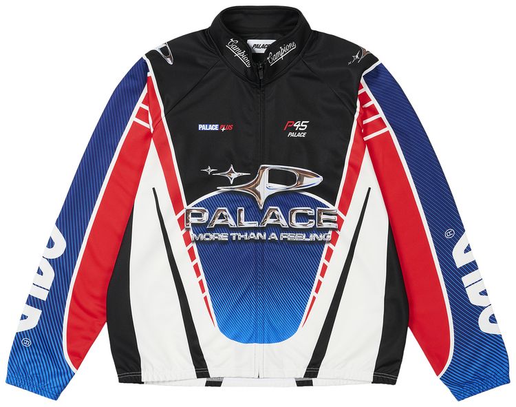 Palace More Than A Cycling Zip Jacket RedBlue