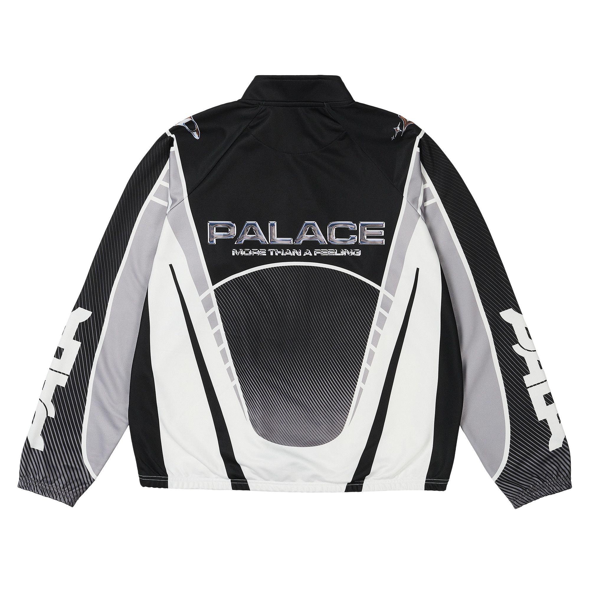 Buy Palace More Than A Cycling Zip Jacket 'Black/Silver
