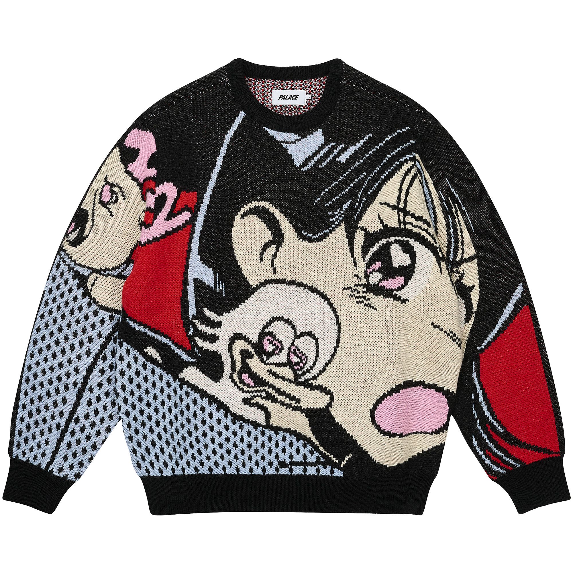 Buy Palace Rear View Knit 'Black' - P29KW016 | GOAT