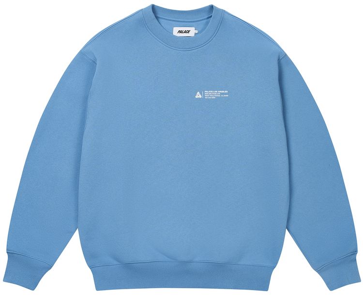 Palace Shop Locator Crew Ocean Blue