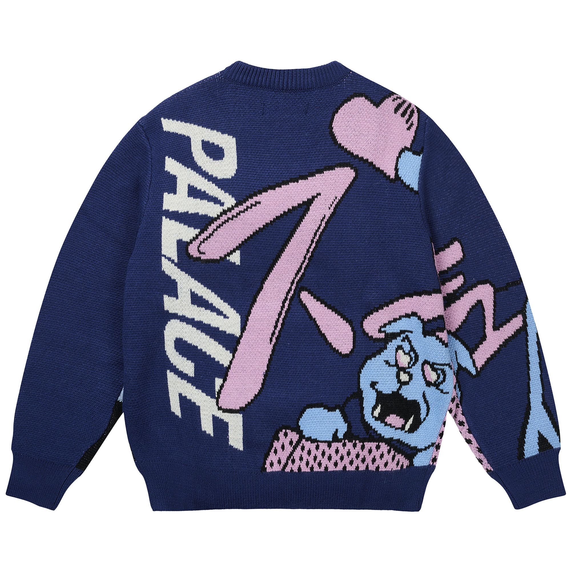 Buy Palace Rear View Knit 'Blue' - P29KW017 | GOAT