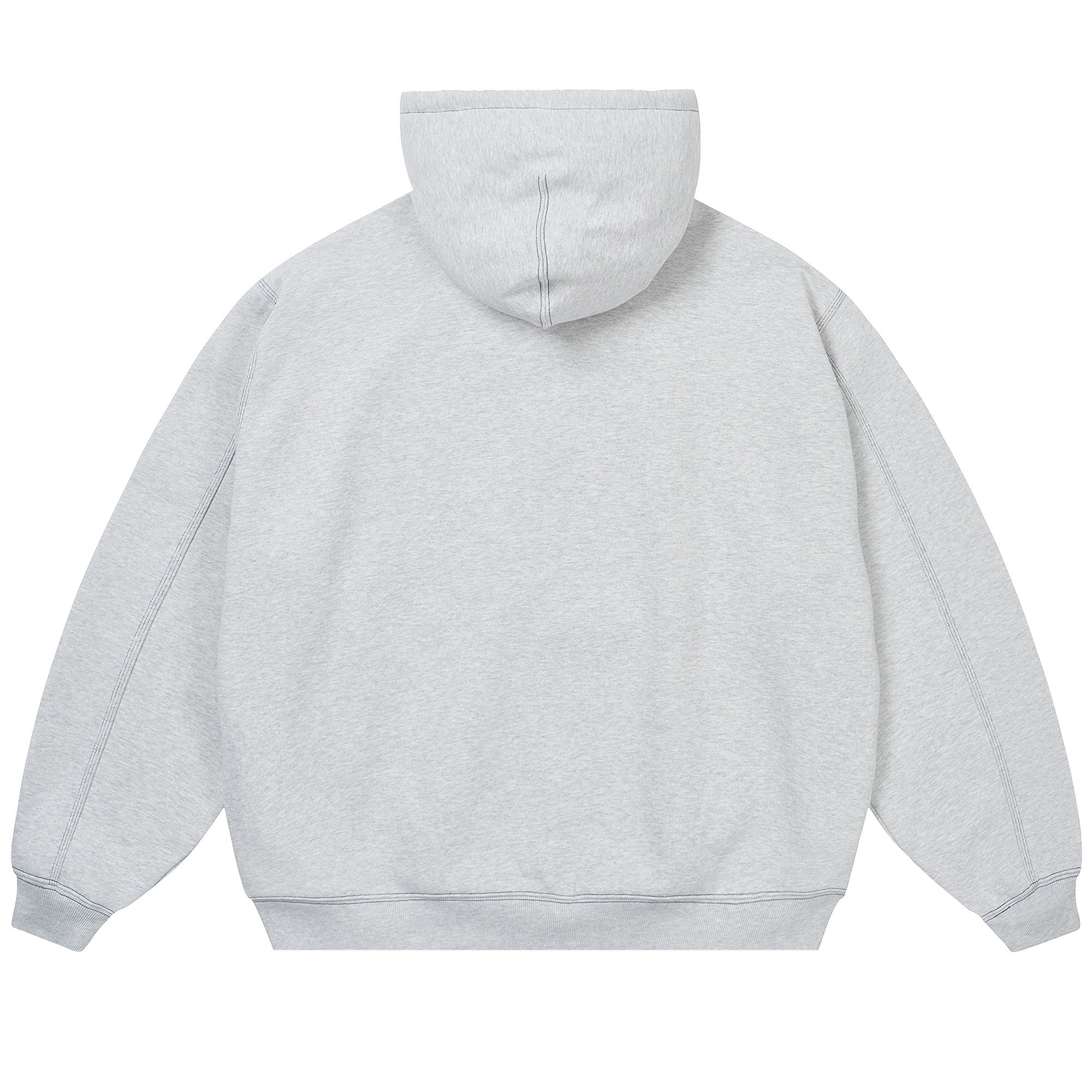Buy Palace Triple Stitch Veritas Zip Hood 'Grey Marl' - P29CS084