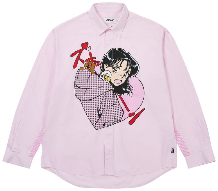 Palace Rear View Shirt Pink