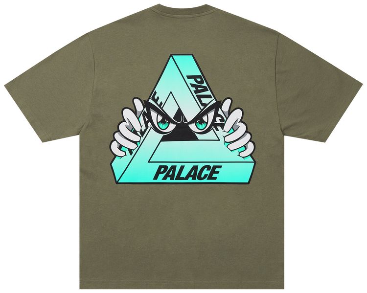 Palace Tri Peek T Shirt The Deep Green