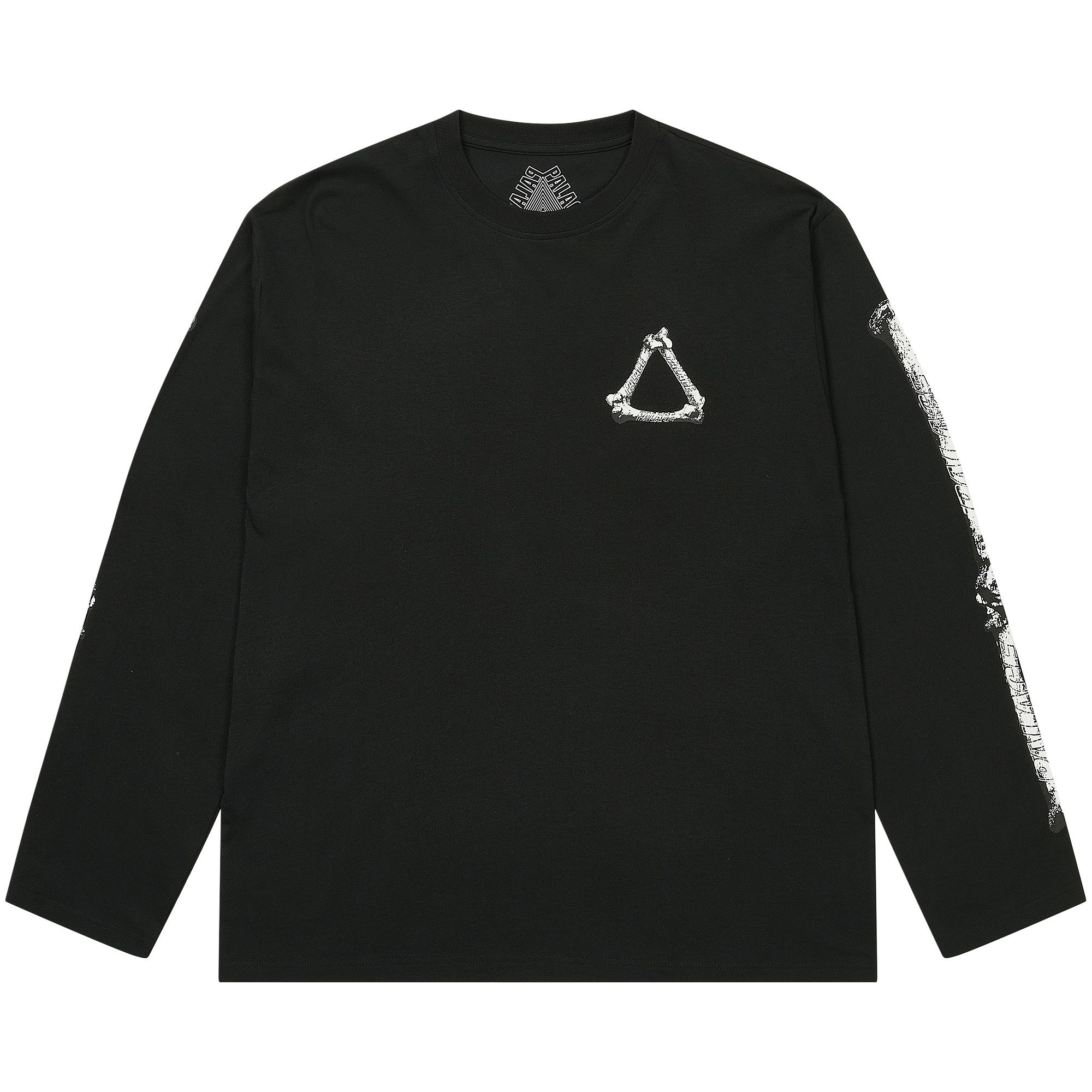 palace TRI-BONE longsleeve black ロンT 骨 Palace-Tri-Bone-Longsleeve-