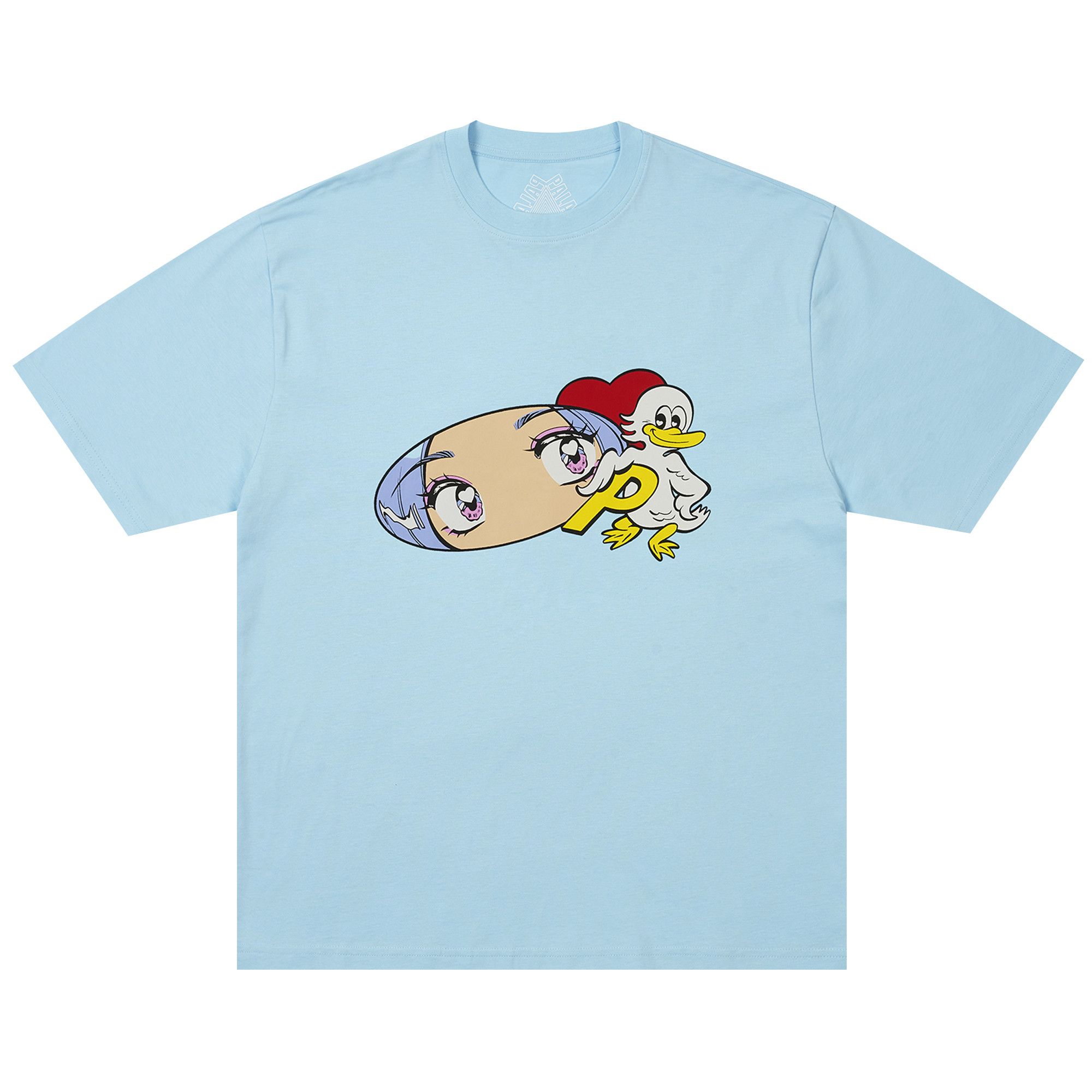 トップス Palace rear view tee Palace Rear View T-Shirt Skyline Blue Men's - FW25 - US