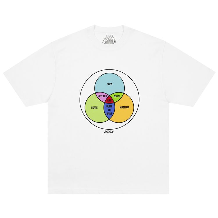 Palace Zen Diagram T Shirt White