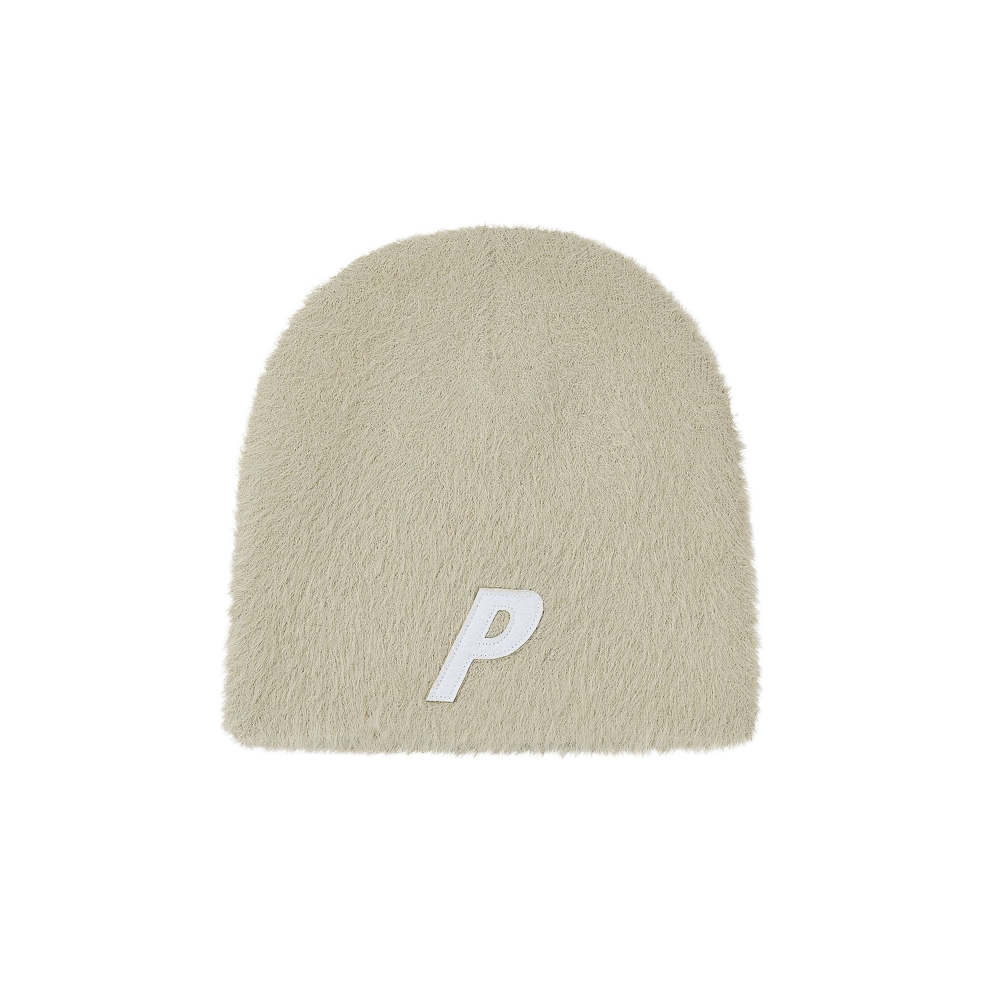 Buy Palace Faux Mohair P Nein Cuff Beanie 'Stoney Grey' - P29BN053