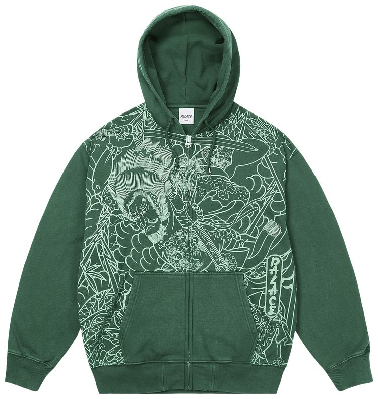 Palace Susanoo Zip Hood Racey Green