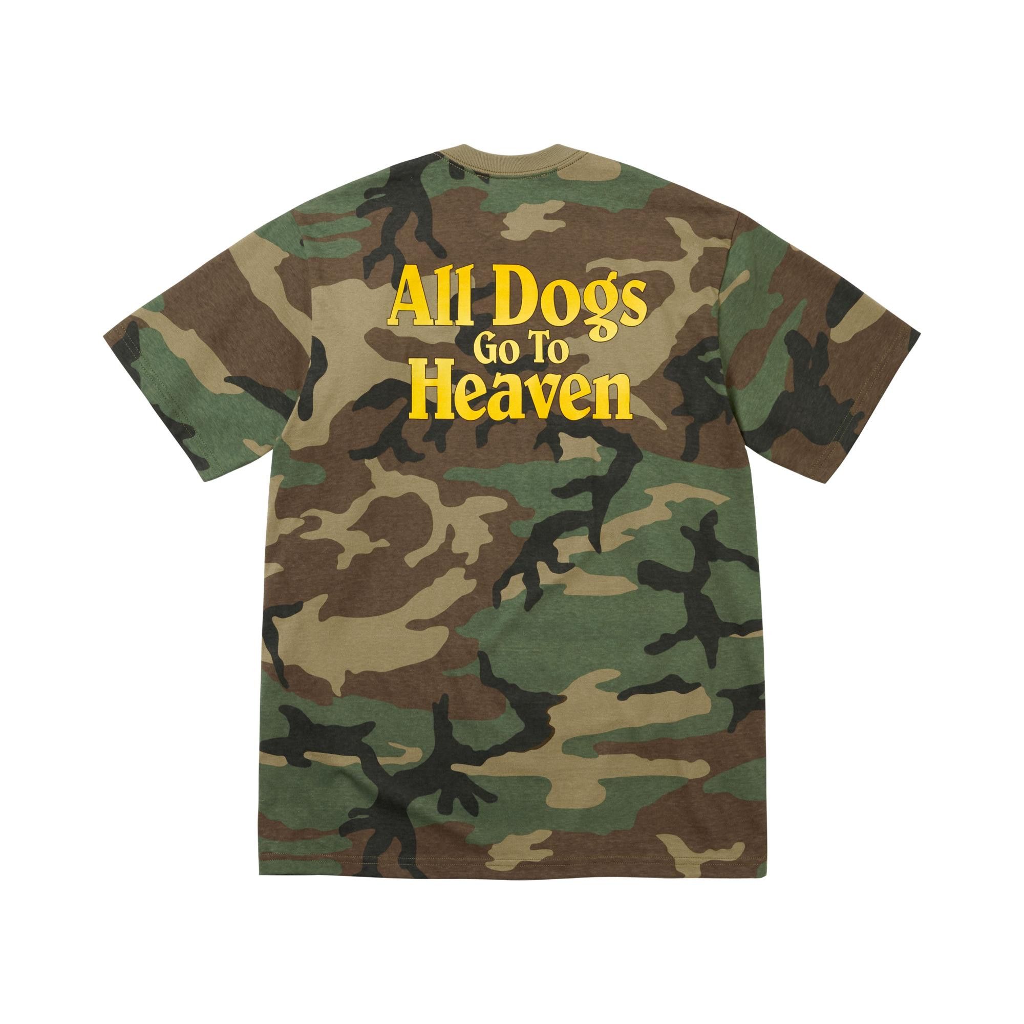 All Dogs Go To Heaven Tee (M) カモ柄 Buy Supreme All Dogs Go To Heaven Tee 'Woodland Camo' - FW25T42