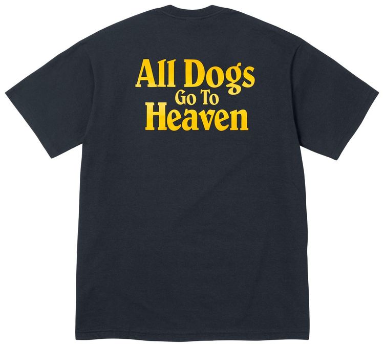 Supreme All Dogs Go To Heaven Tee Navy