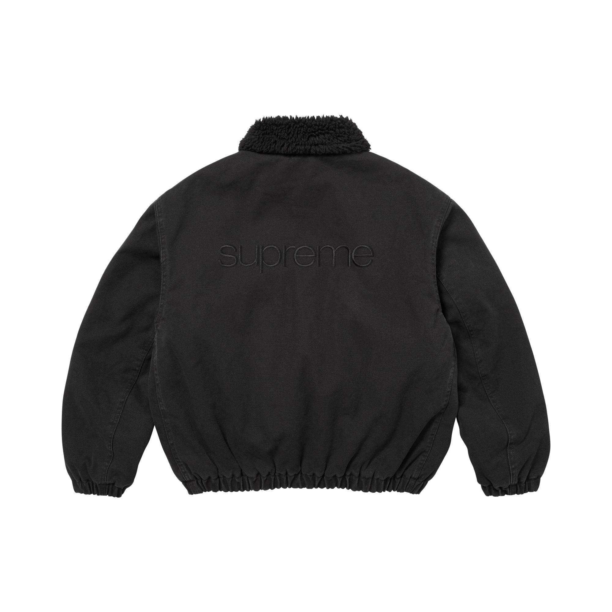 Buy Supreme Faux Shearling Lined Bomber Jacket 'Black' - FW25J42