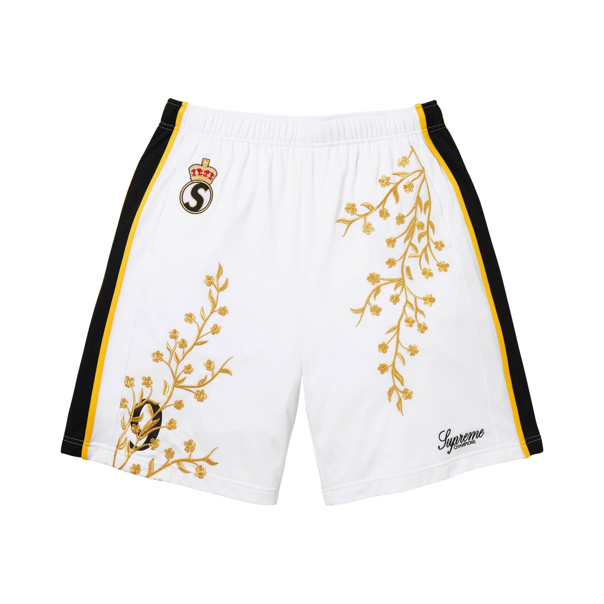 Buy Supreme Floral Soccer Short 'White' - FW25SH5 WHITE | GOAT