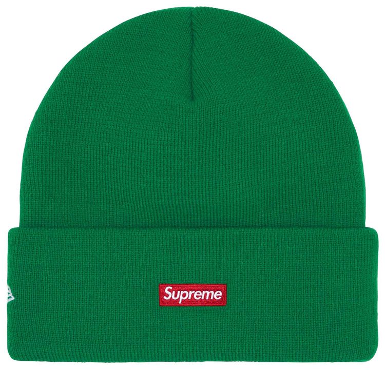 Supreme New Era Old English Beanie Green
