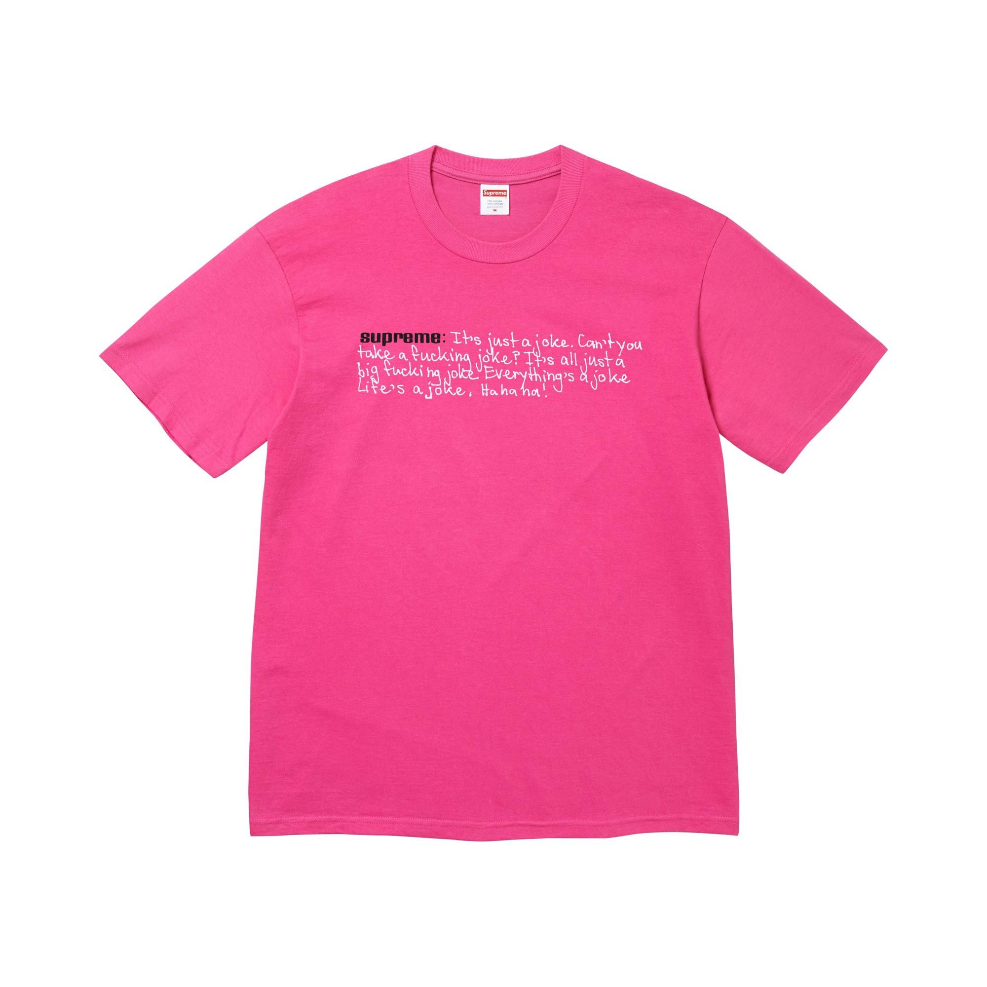 トップス Supreme Joke Tee Buy Supreme Joke Tee 'Fuchsia' - FW25T52 FUCHSIA | GOAT