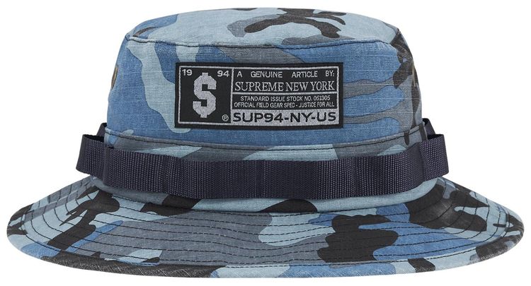 Supreme Military Boonie Blue Camo