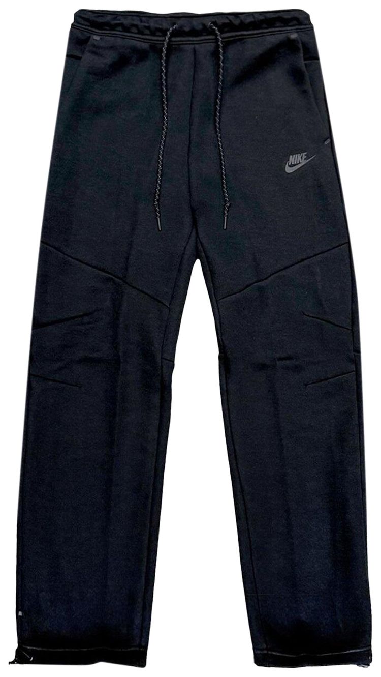 Nike Tech Open Hem Fleece Pants Black
