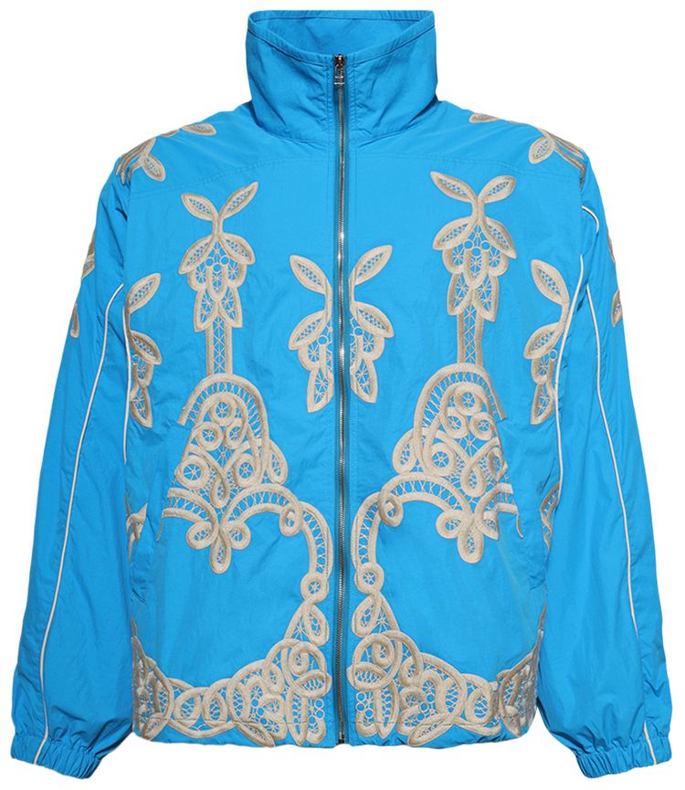 BLUEMARBLE Turquoise Embroidered Track Jacket Blue