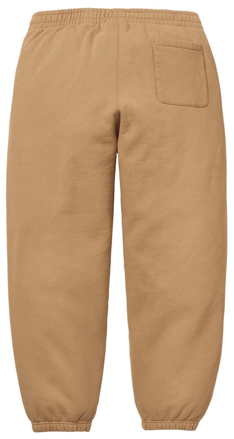 Supreme Satin Applique Sweatpant Light Tan