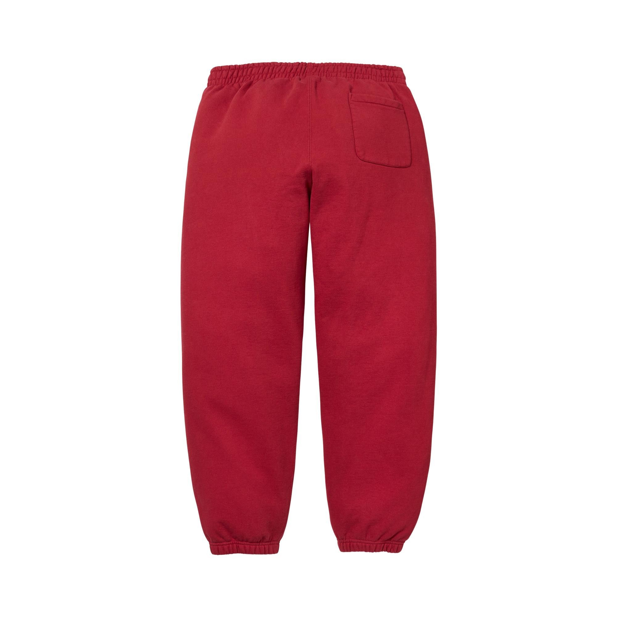 Buy Supreme Satin Appliqué Sweatpant 'Dark Red' - FW25P93 DARK RED