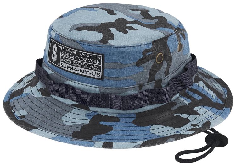 Supreme Military Boonie Blue Camo