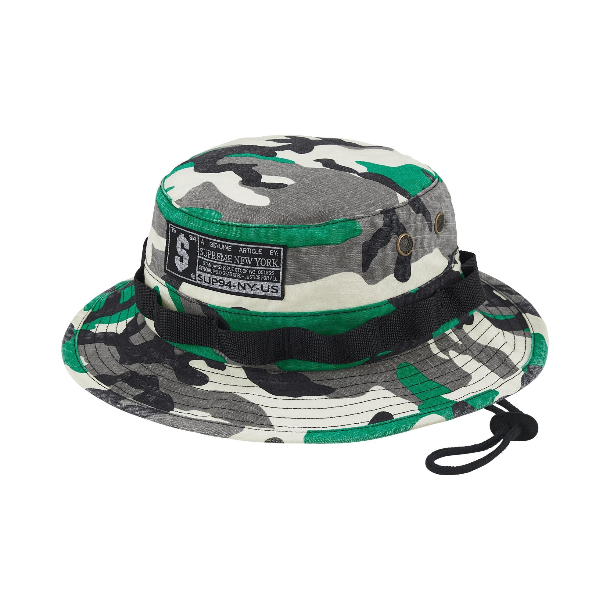 Buy Supreme Military Boonie 'Green Camo' - FW25H59 GREEN CAMO | GOAT