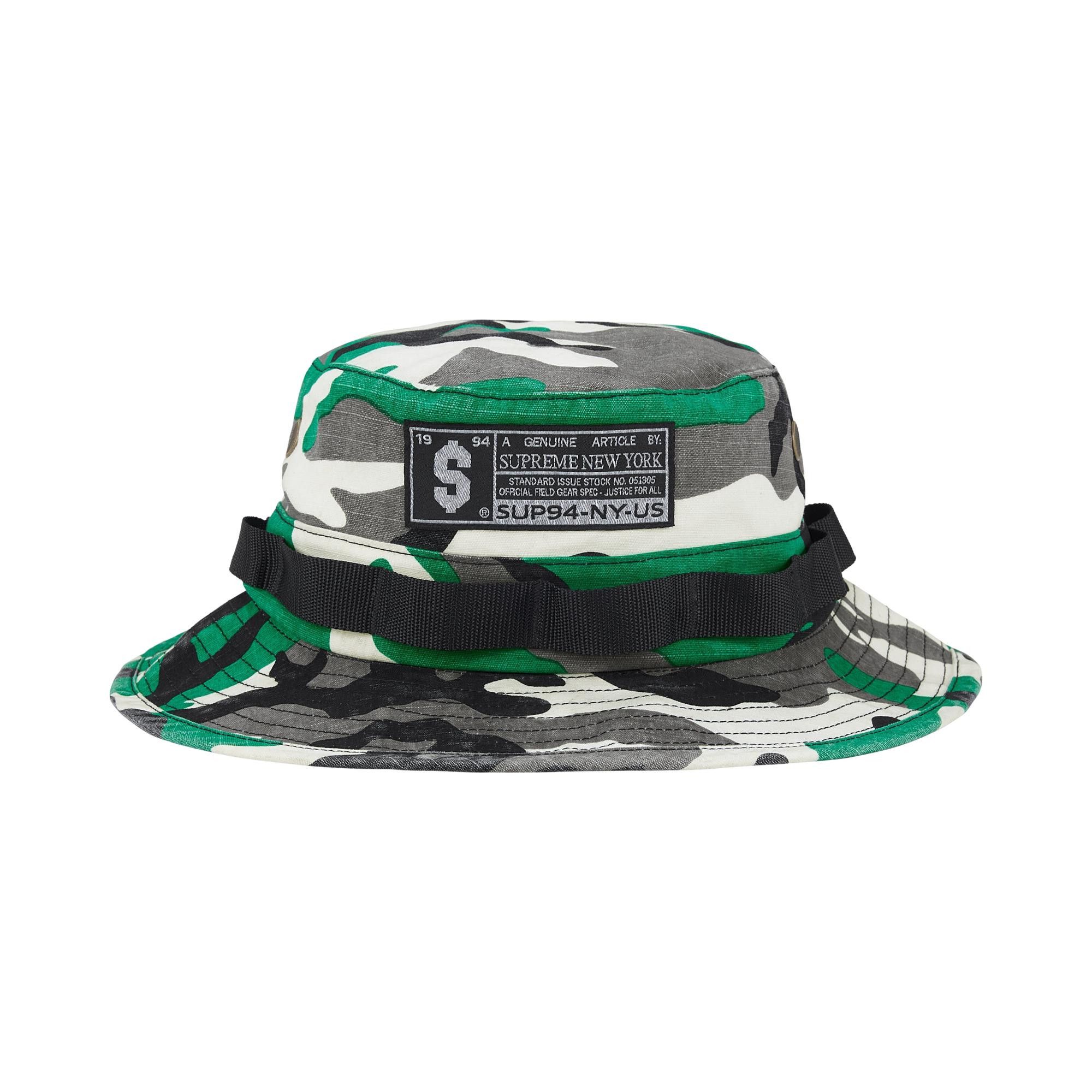 帽子 Supreme Overdyed Camo Boonie Black ML Supreme Overdyed Camo