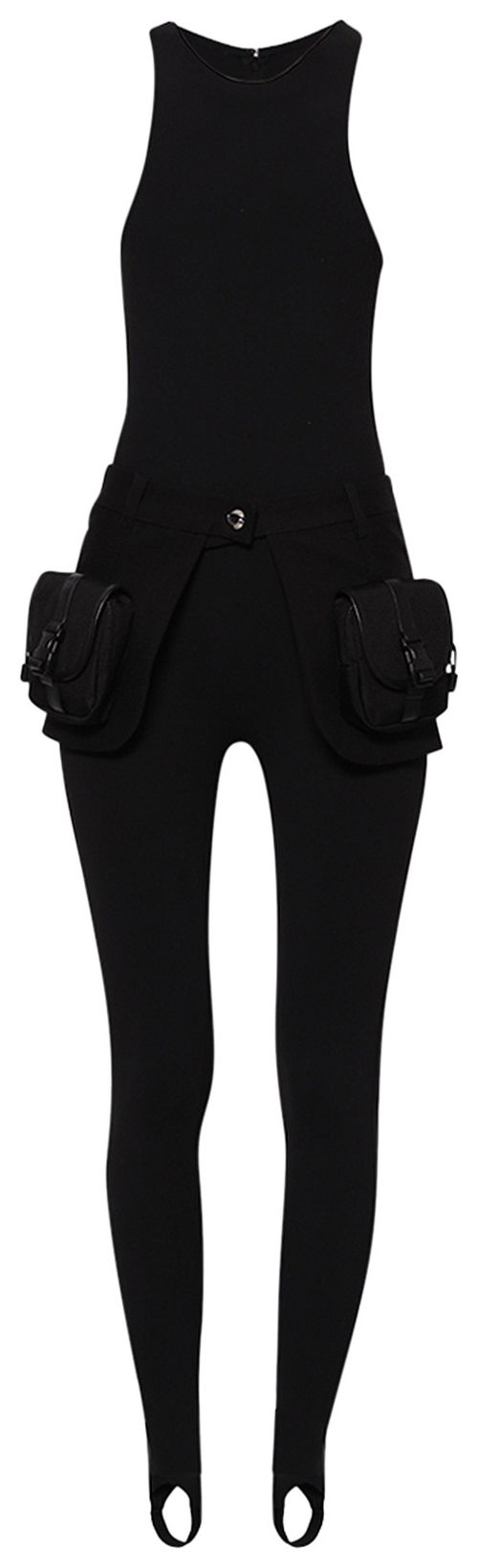 Coperni Pocket Basque Overall Black