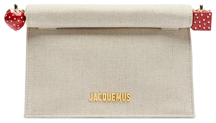 Jacquemus La Petite Pochette Rond C Light Greige