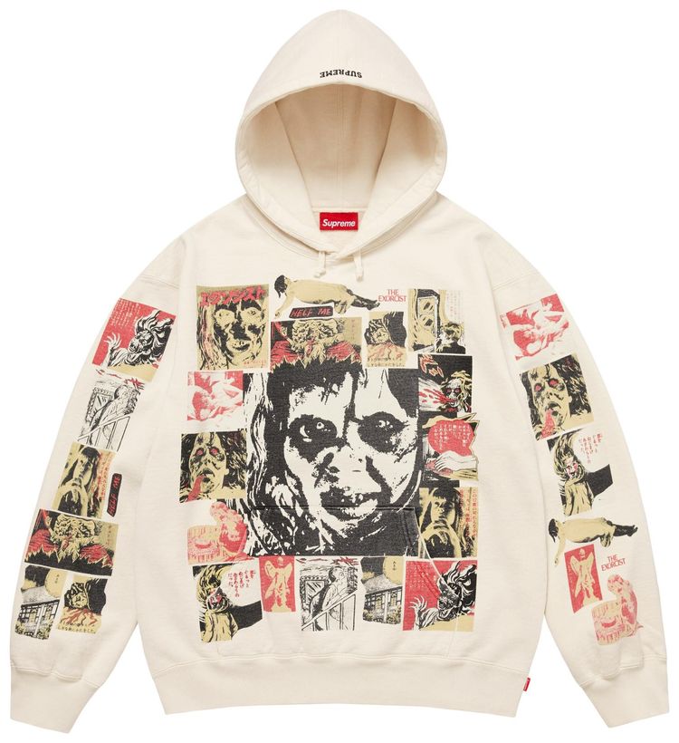 Supreme x The Exorcist Hooded Sweatshirt Natural