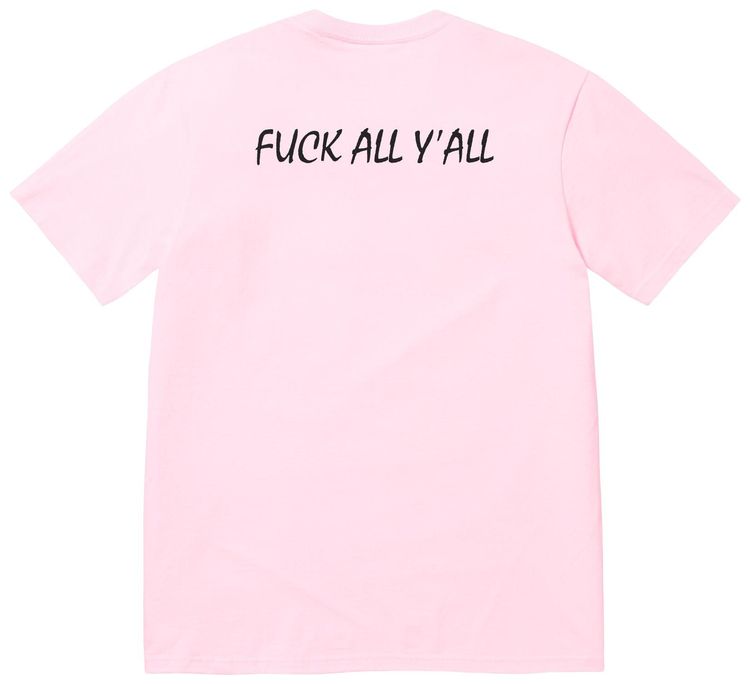 Supreme Split Tee Light Pink