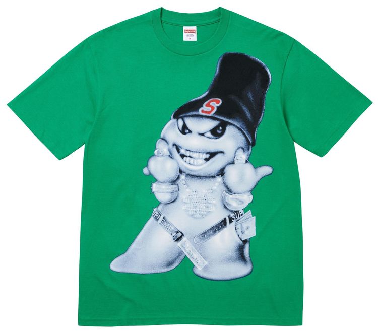 Supreme Snowman Tee Green