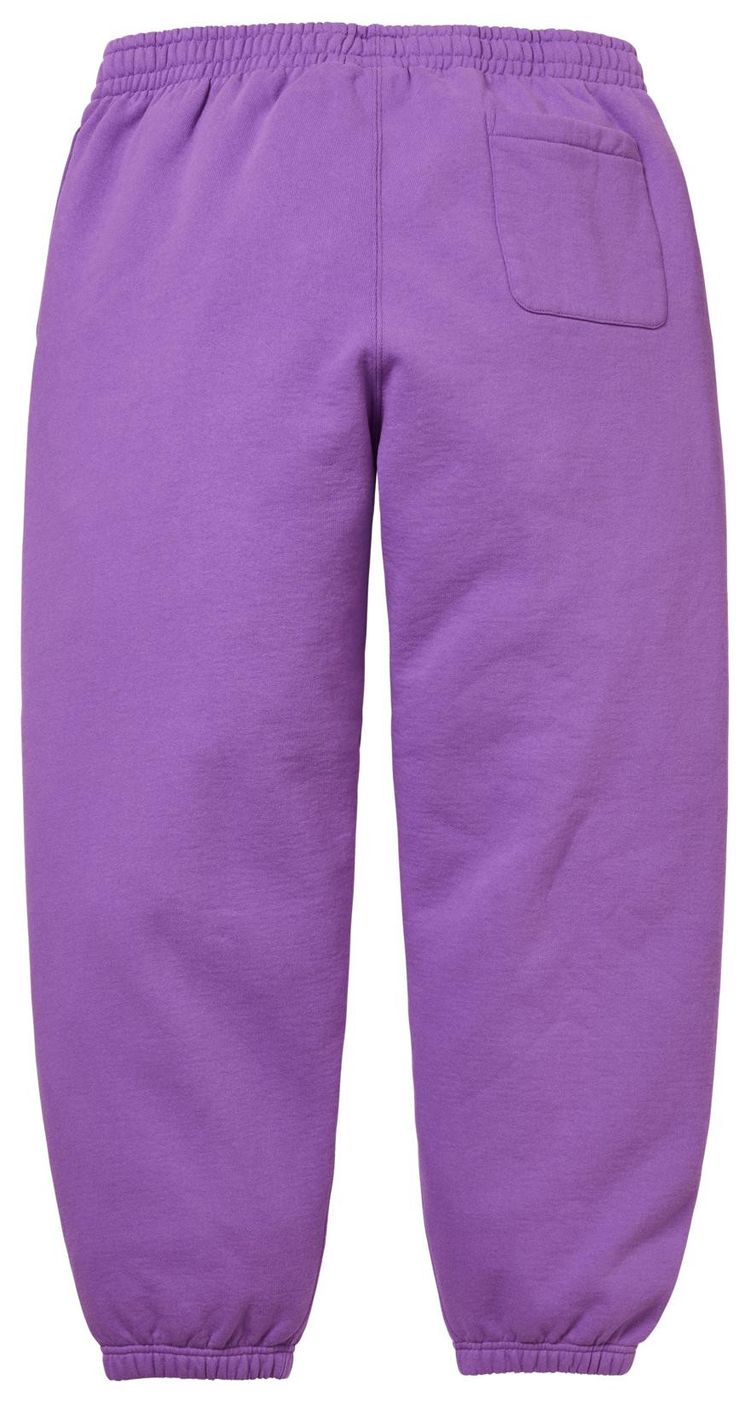 Supreme Satin Applique Sweatpant Violet