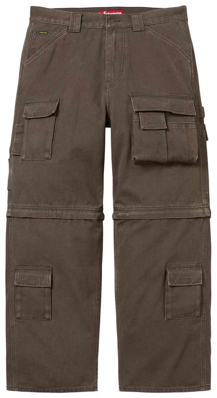 Supreme Zip Off Utility Pant Brown