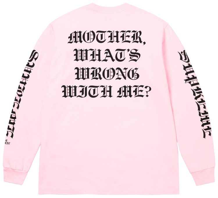 Supreme x The Exorcist Mother Long Sleeve Tee Light Pink