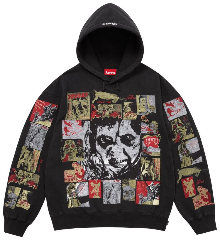 Supreme x The Exorcist Hooded Sweatshirt Black
