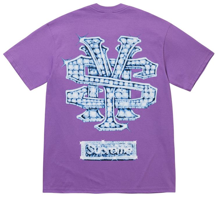 Supreme Snowman Tee Purple