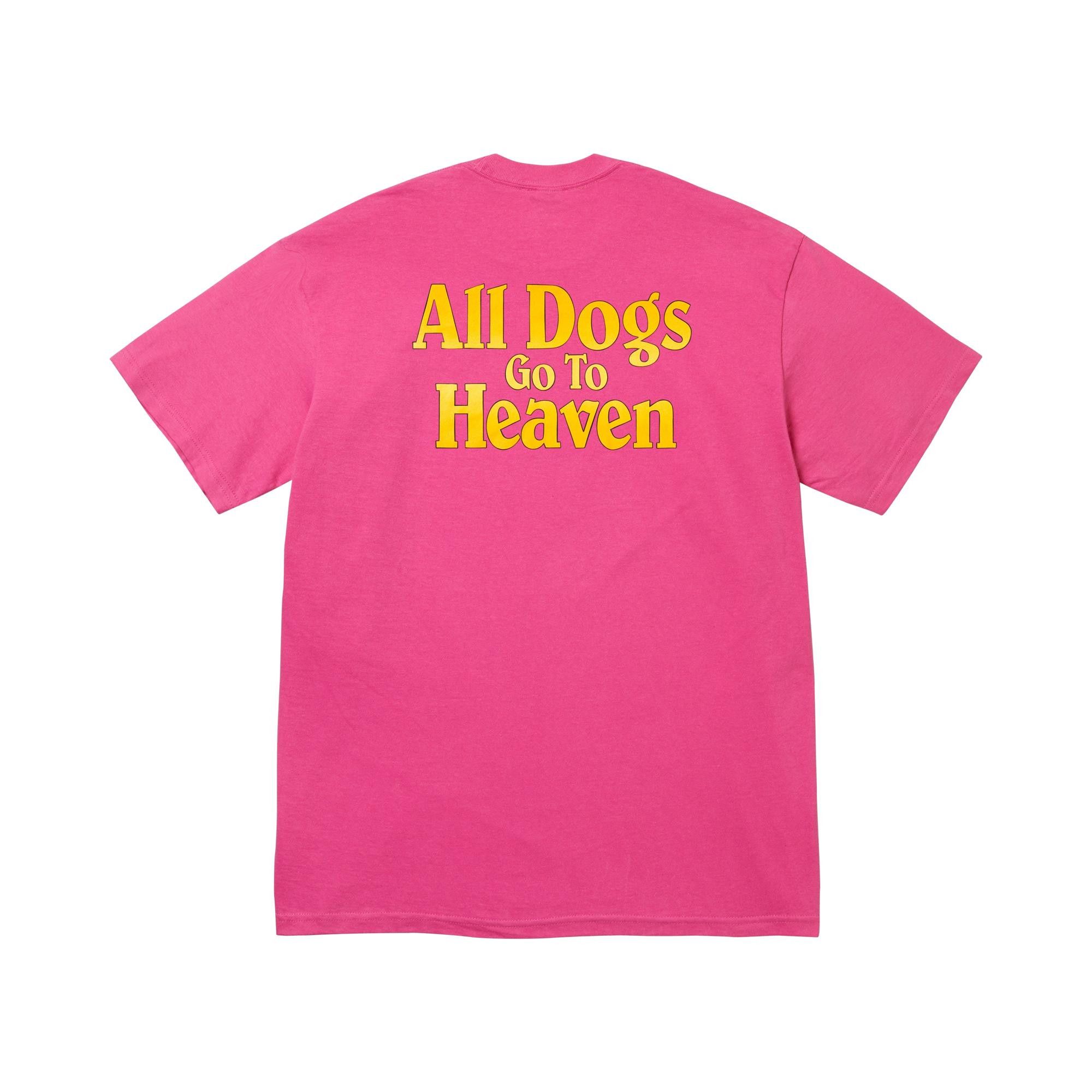 Buy Supreme All Dogs Go To Heaven Tee 'Fuchsia' - FW25T42 FUCHSIA