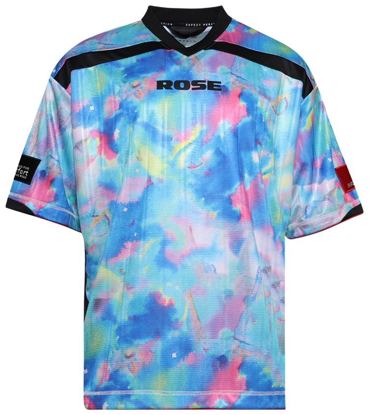 Martine Rose Printed Football Top Blue