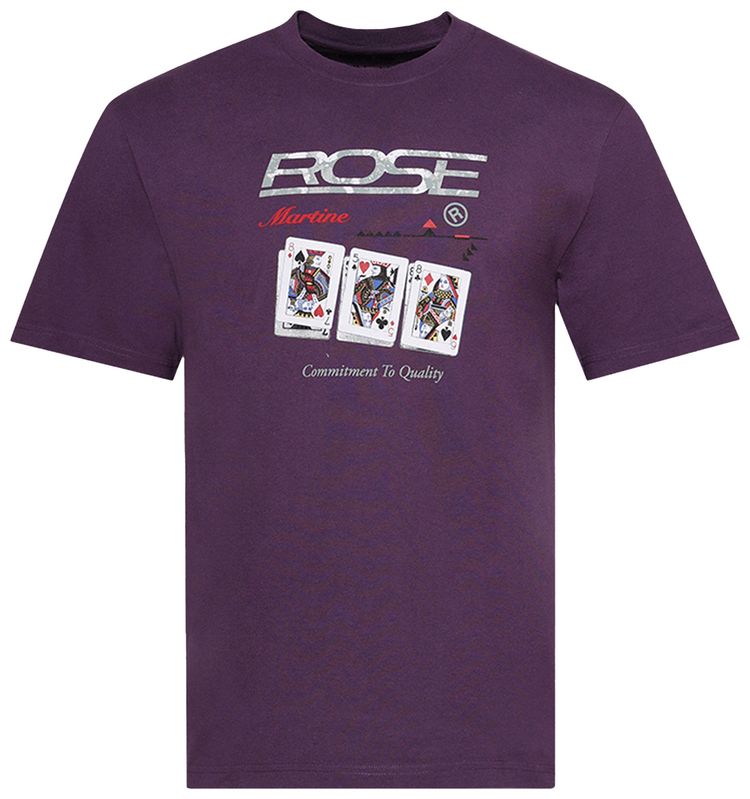 Martine Rose Classic T Shirt Purple Wine