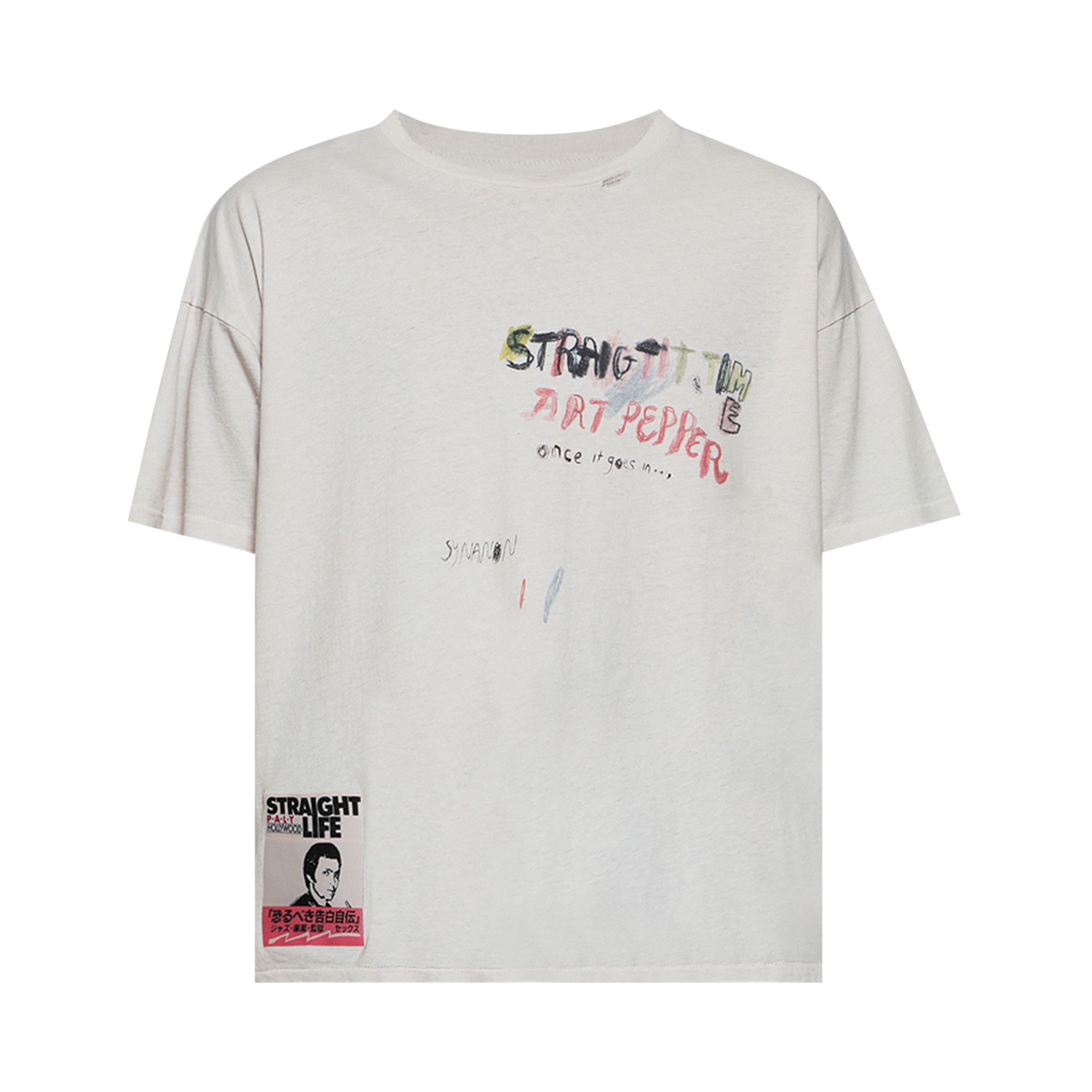 Buy Paly Hollywood Straight Time Tee 'Cream' - 2U001Q3009VWT CREA