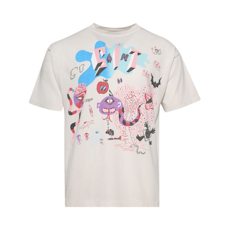 SAINT Mxxxxxx Day Of The Freaks Short Sleeve Tee White