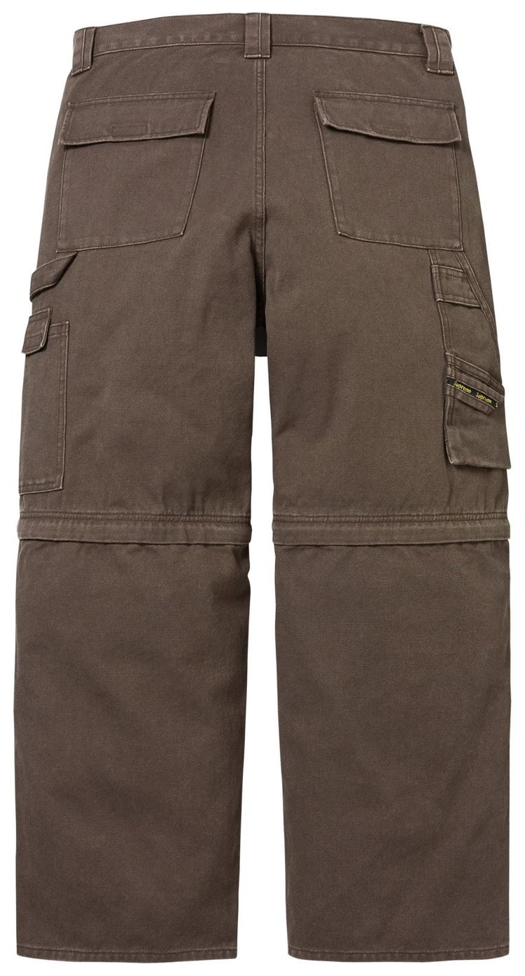 Supreme Zip Off Utility Pant Brown