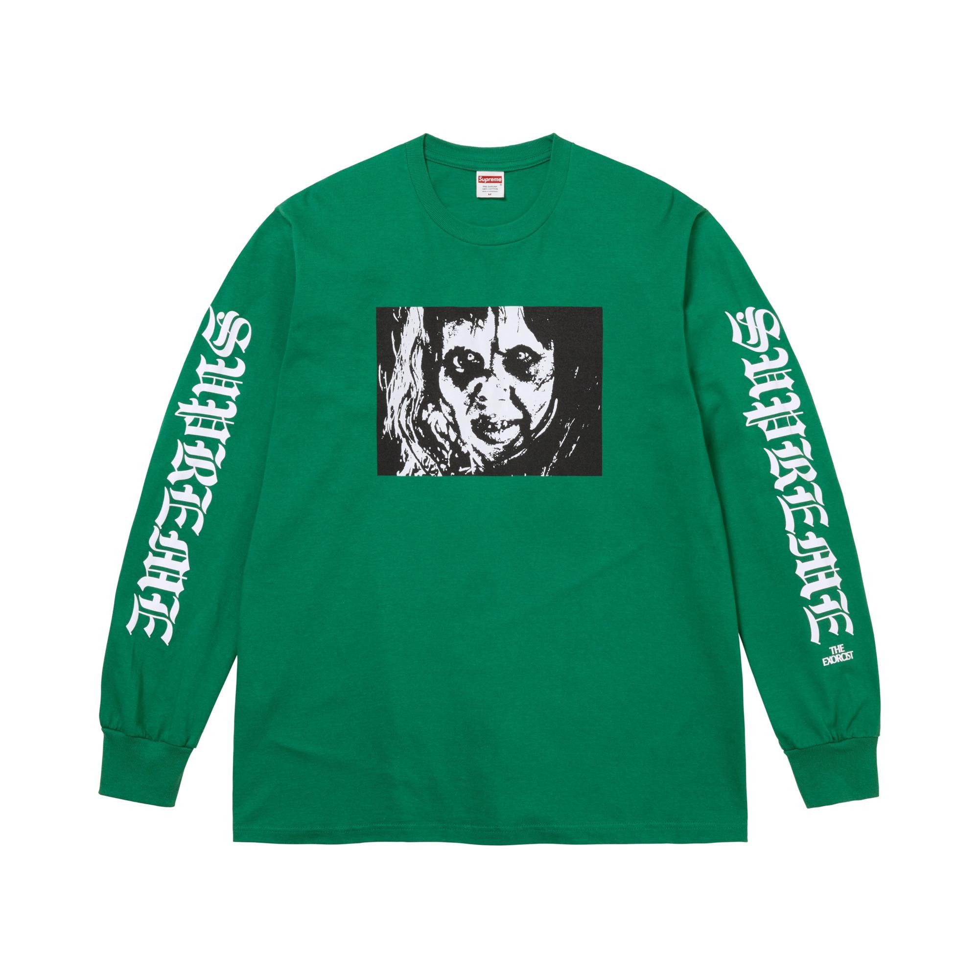 新品未開封【ライトパイン・XXL】Supreme run Tee Buy Supreme x The Exorcist Mother Long-Sleeve Tee 'Light Pine