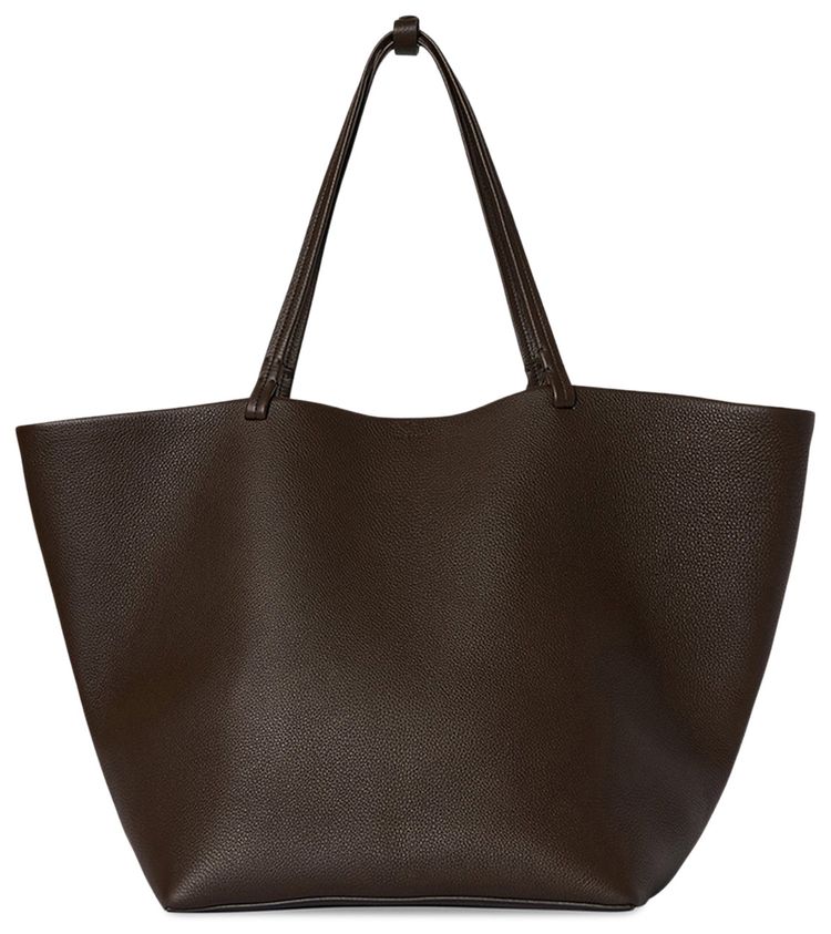 The Row Xl Park Tote Deep Brown