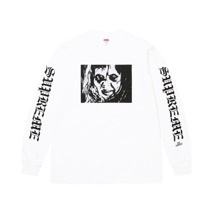 Supreme x The Exorcist Mother Long Sleeve Tee White