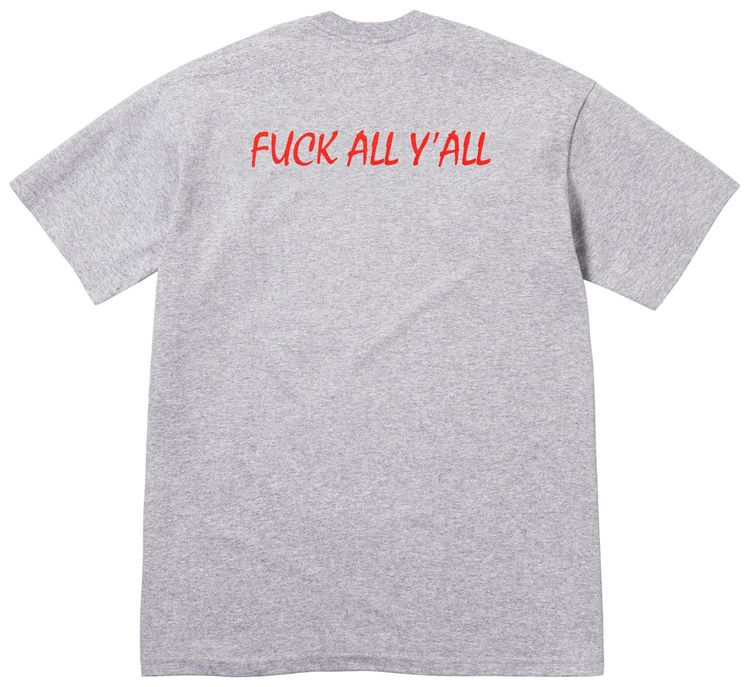 Supreme Split Tee Heather Grey
