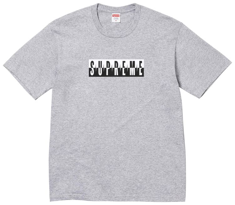 Supreme Split Tee Heather Grey