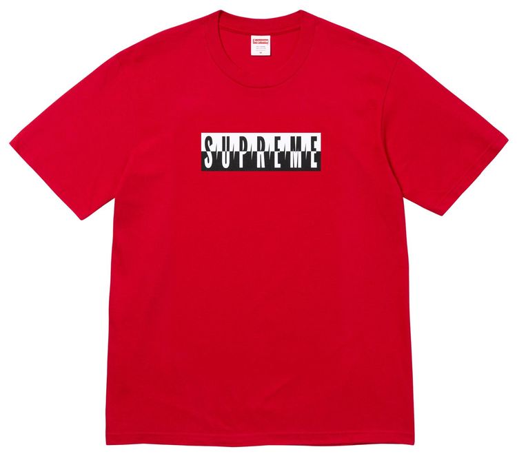 Supreme Split Tee Red