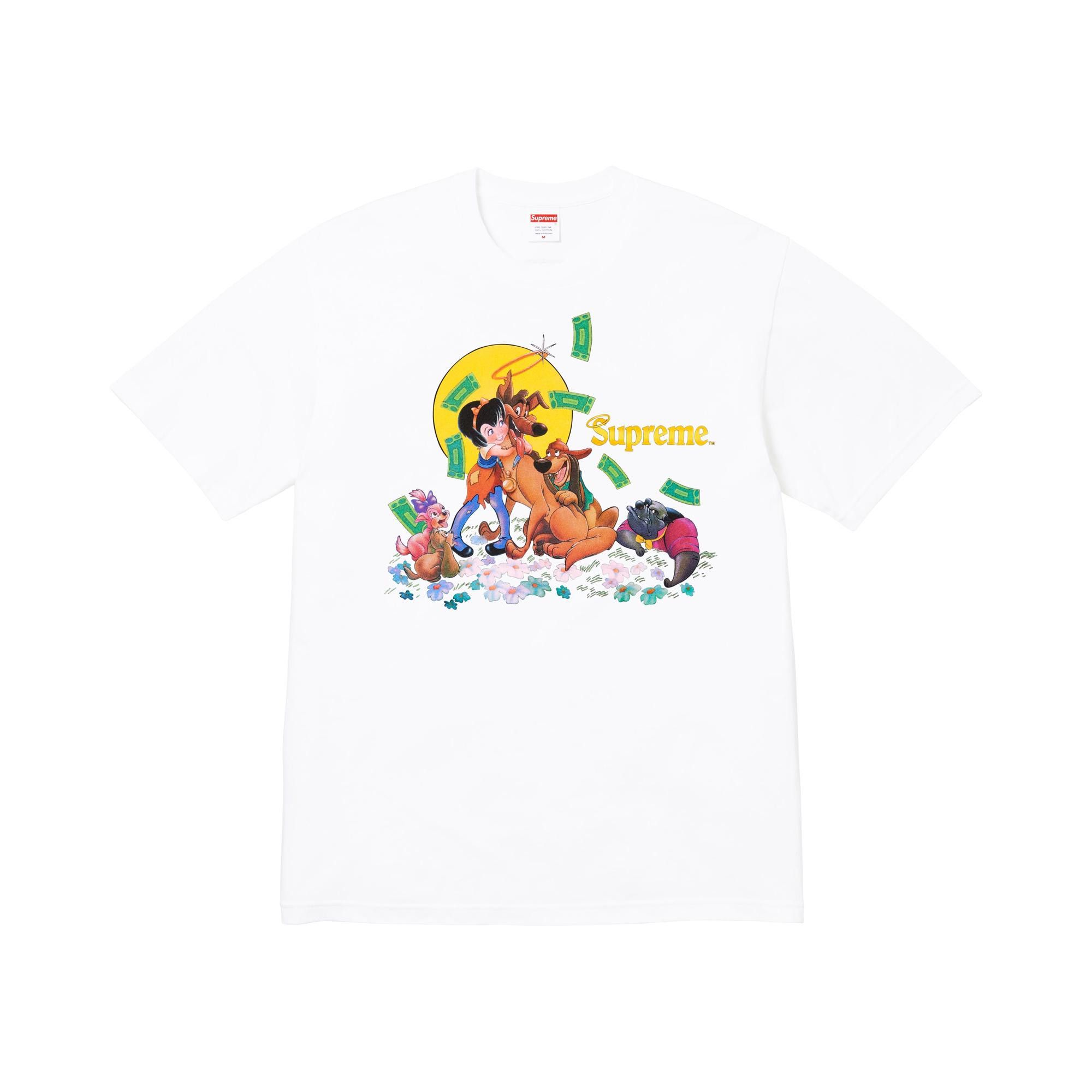 Buy Supreme All Dogs Go To Heaven Tee 'White' - FW25T42 WHITE | GOAT